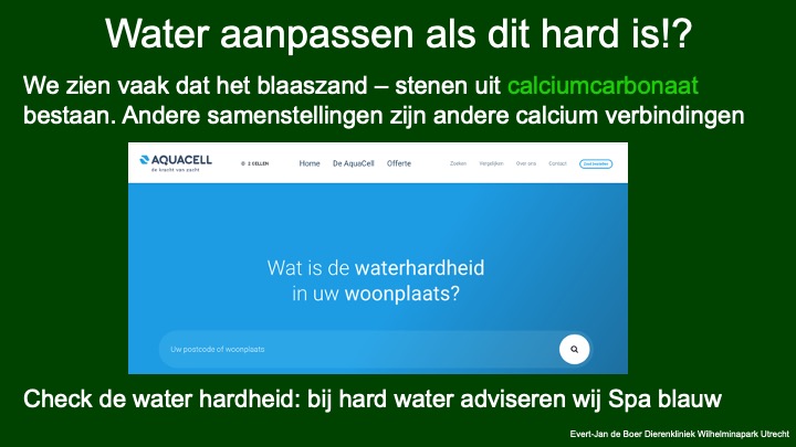 Check de hardheid van het kraanwater